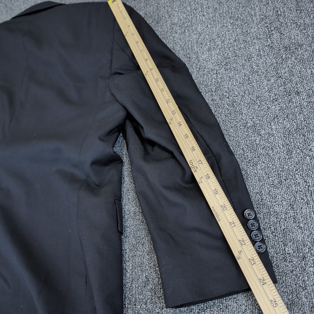 Jos A Bank Classic Professional Blazer Mens 41R Black 100% Wool Suit Jacket - Picture 12 of 13